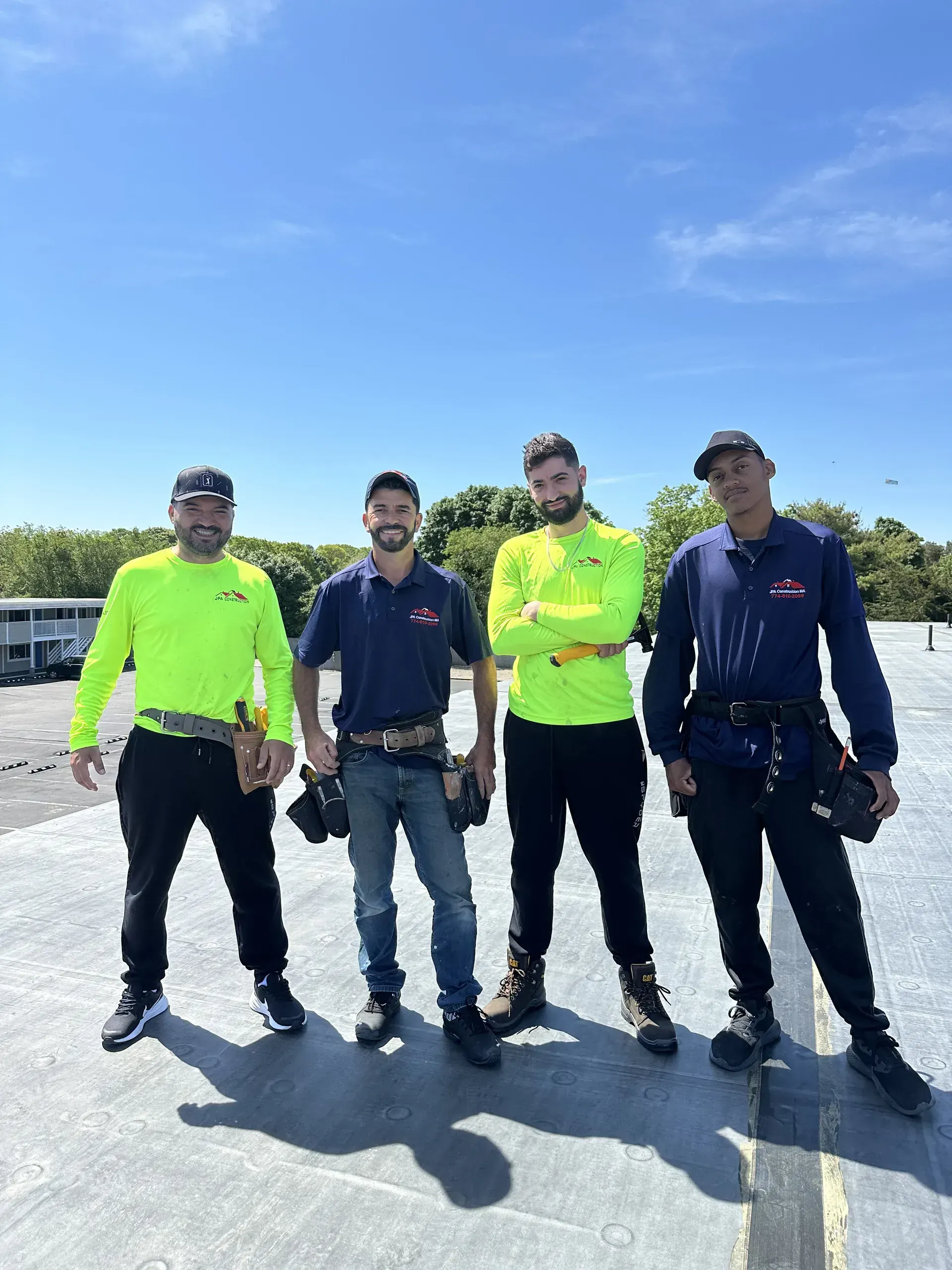 JPA Construction team on jobsite in Cape Cod, MA