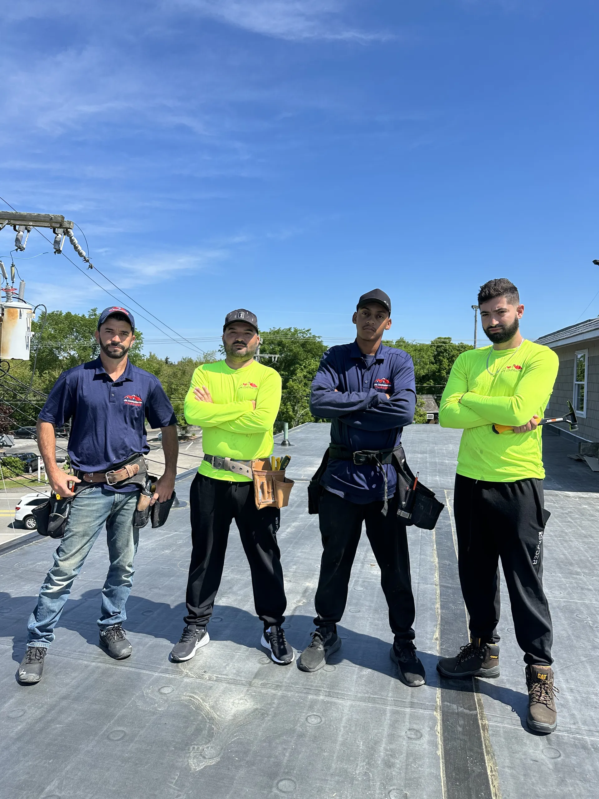 JPA Construction team on site